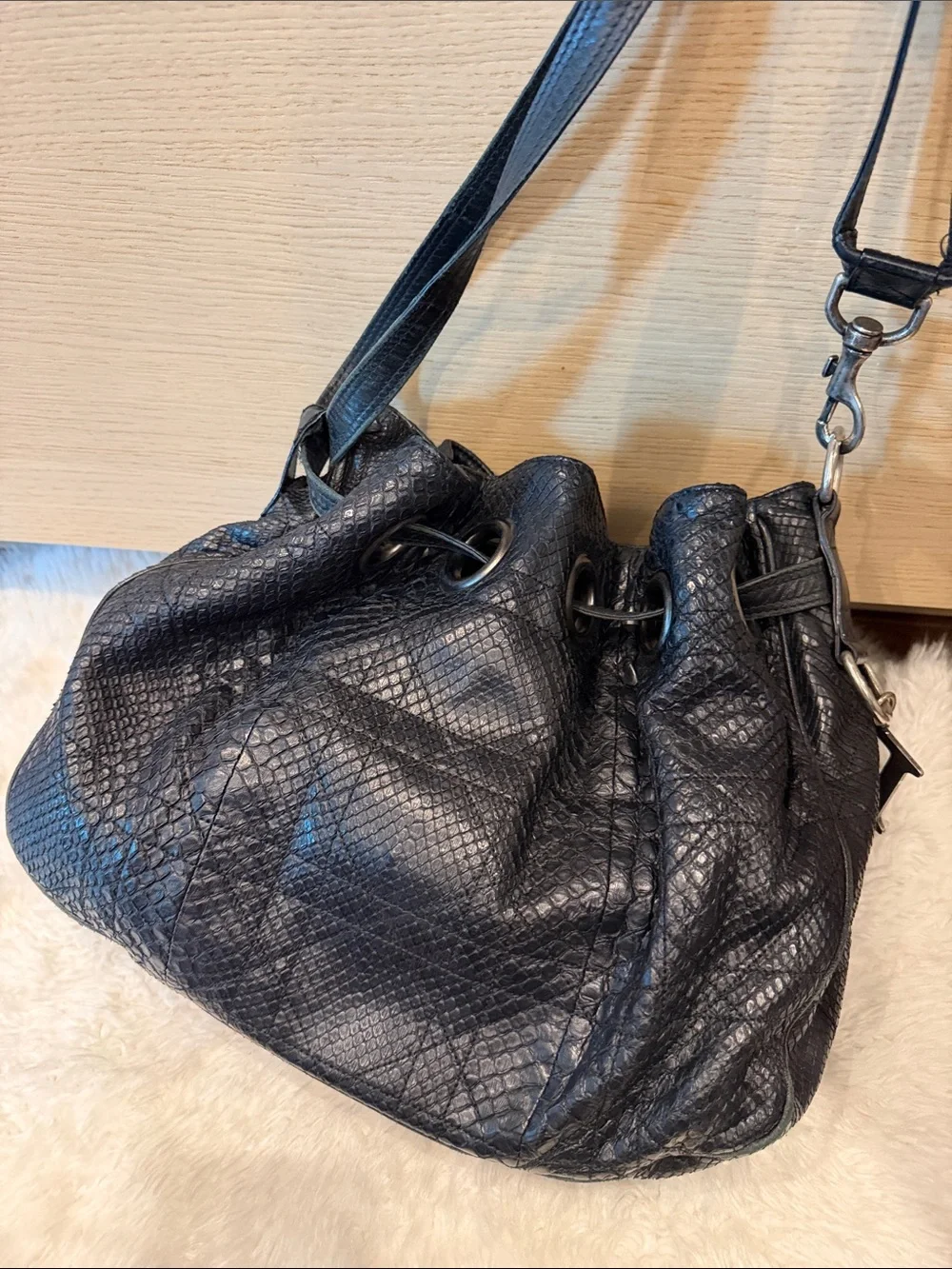 Dior Limited Edition Cannage Python Bag